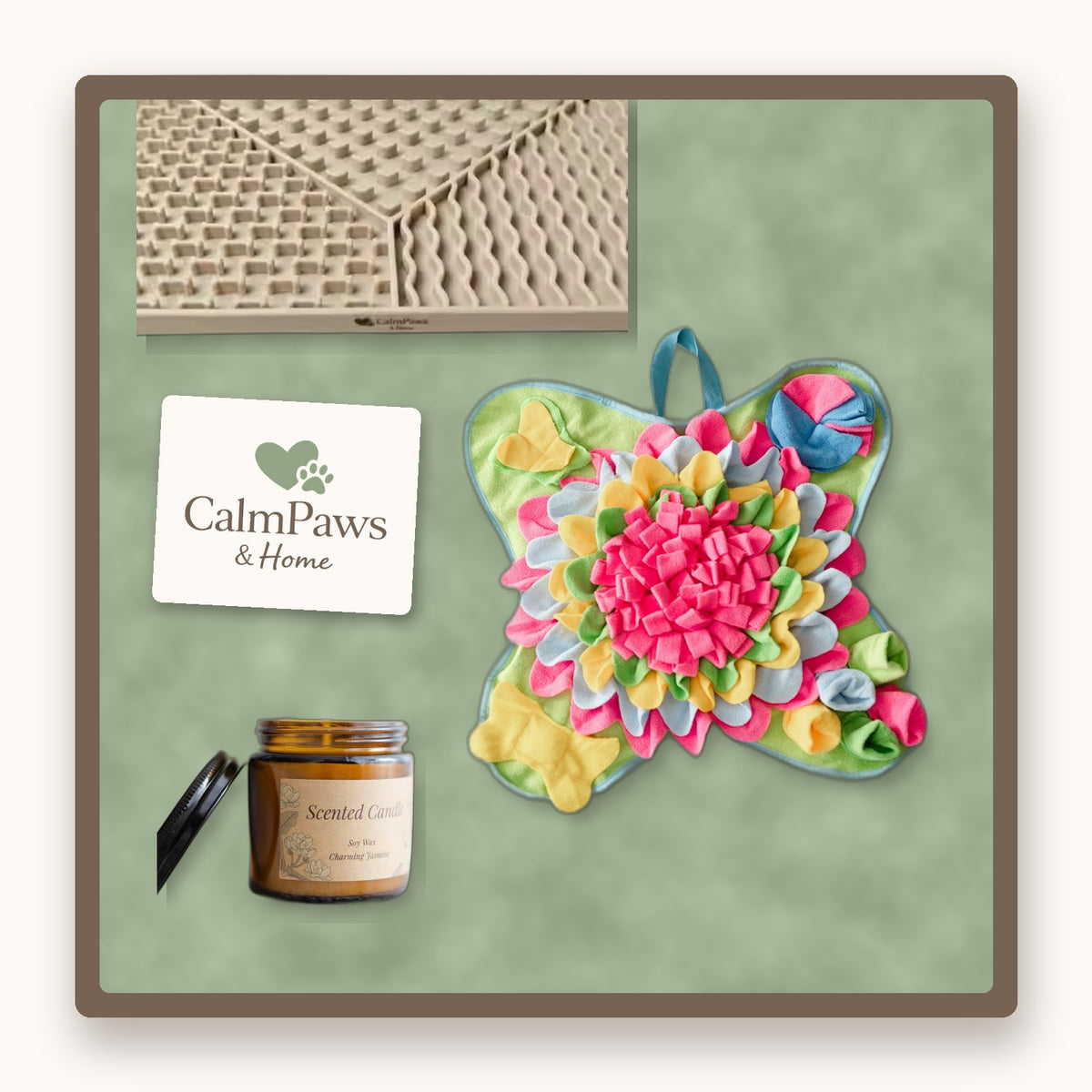 Sniff & Glow – Cozy Dog-and-Owner Holiday Gift Set