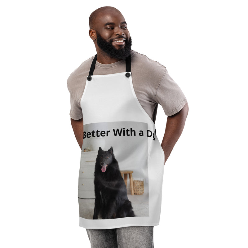 Custom pet photo apron - view 2